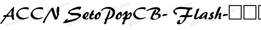 ACCN SetoPopCB- Flash字体转换